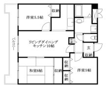 シスコ灘町キャッスルの間取り画像