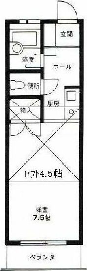 ロイヤルハイツの間取り画像