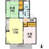 ハイカムール 南 B棟の間取り画像