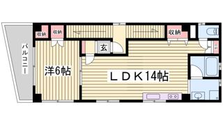 フォルム坂口通の間取り画像