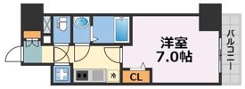 ファーストフィオーレ谷町六丁目フェリシアの間取り画像