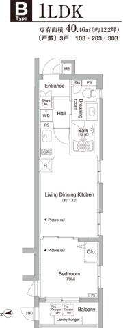 プライムアーバン新宿内藤町の間取り画像