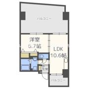 SERENiTE江坂四番館の間取り画像