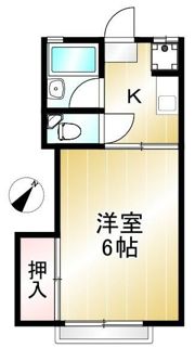 武蔵野ホームランドハイツの間取り画像
