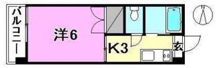 メゾン高砂の間取り画像