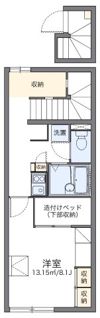 レオパレスソフィア Bの間取り画像