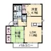 ハピネスK C棟の間取り画像