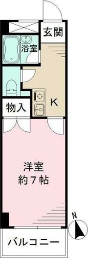 服部マンションの間取り画像