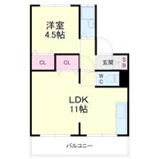 四ツ池マンション 2-の間取り画像