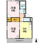 セジュール住吉Aの間取り画像
