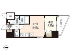 S－RESIDENCE国泰寺町一丁目の間取り画像