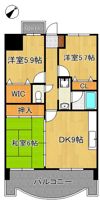 オロマーレ折尾南Iの間取り画像
