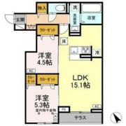 CLASSEUM連坊Iの間取り画像
