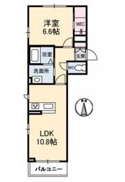 ソレイユコート高柳西町の間取り画像