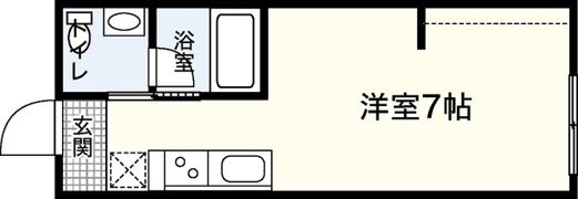 カメリア己斐西の間取り画像