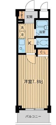 アーデン目黒不動前の間取り画像