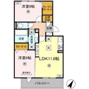 クリスタルパークテラスの間取り画像