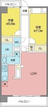 アヴェニールN棟の間取り画像