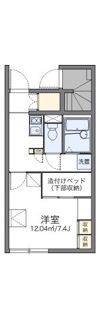 レオパレスシェール パランの間取り画像