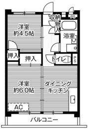ビレッジハウス向台タワー1号棟の間取り画像