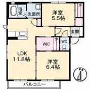フルーツランド A棟の間取り画像
