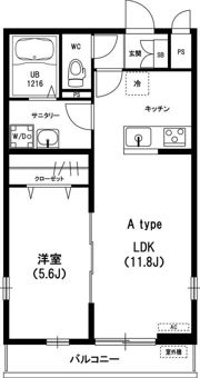 リブリ・Hugel山手の間取り画像