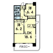 インフィニティ野中の間取り画像