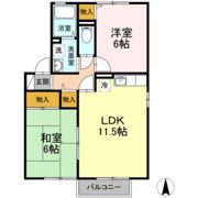 ヴィラアフェクション A棟の間取り画像