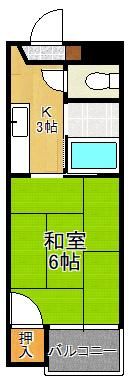 シャトレ天神IIの間取り画像