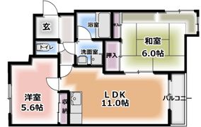 カルチェ・ダムール B棟の間取り画像