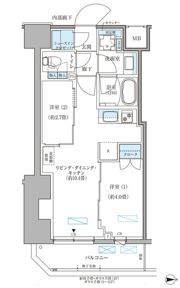 パークアクシス住吉ガーデンスクエアの間取り画像