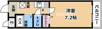 グランドヒル瀬田の間取り画像