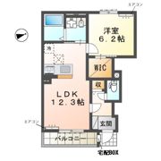 ロンドゥネージュ -Rond de neige -の間取り画像