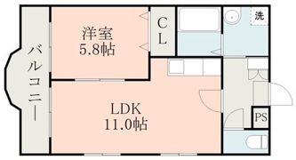 アグリー戸島の間取り画像