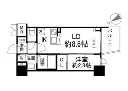 ソルテラスKOBE湊町の間取り画像