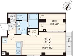 Rapport H＆S ラポールエイチアンドエスの間取り画像