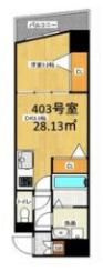 ユーズ8番館の間取り画像