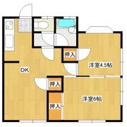 レモンハイツの間取り画像