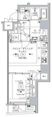 セジョリ東大前の間取り画像