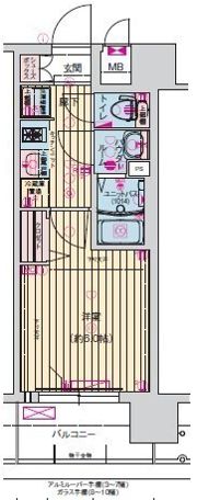 ララプレイス玉造パルクの間取り画像