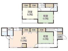 岡﨑貸家の間取り画像