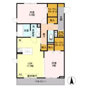 D-Room・SK Ⅰの間取り画像