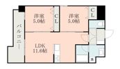 レジエル保田窪の間取り画像