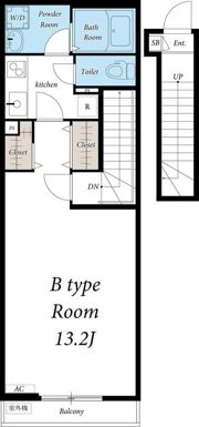 リブリ・ガーデン国立の間取り画像