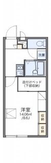 レオパレス栢ノ木の間取り画像