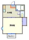 大和町ハイツの間取り画像