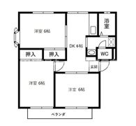 サンビレッジ静岡 C棟の間取り画像