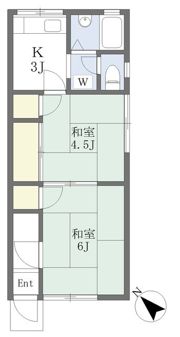武川アパートの間取り画像