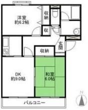 プラムマンションの間取り画像