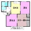 グラッド森田の間取り画像